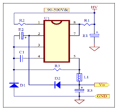 220v轉(zhuǎn)12v-220v轉(zhuǎn)5v電路圖-高耐壓IC，電源模塊